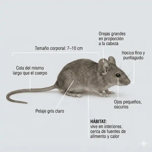 Ratón doméstico (Mus musculus)
